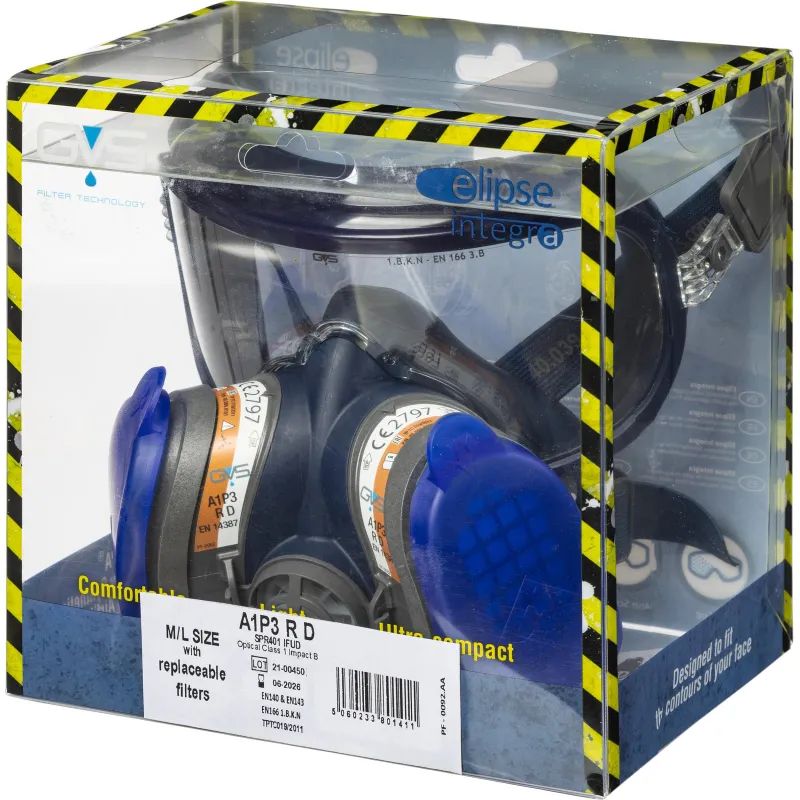 Полумаска с очками ELIPSE Integra A1P3 раз M/L средн/больш (SPR401IFUD/FUС)