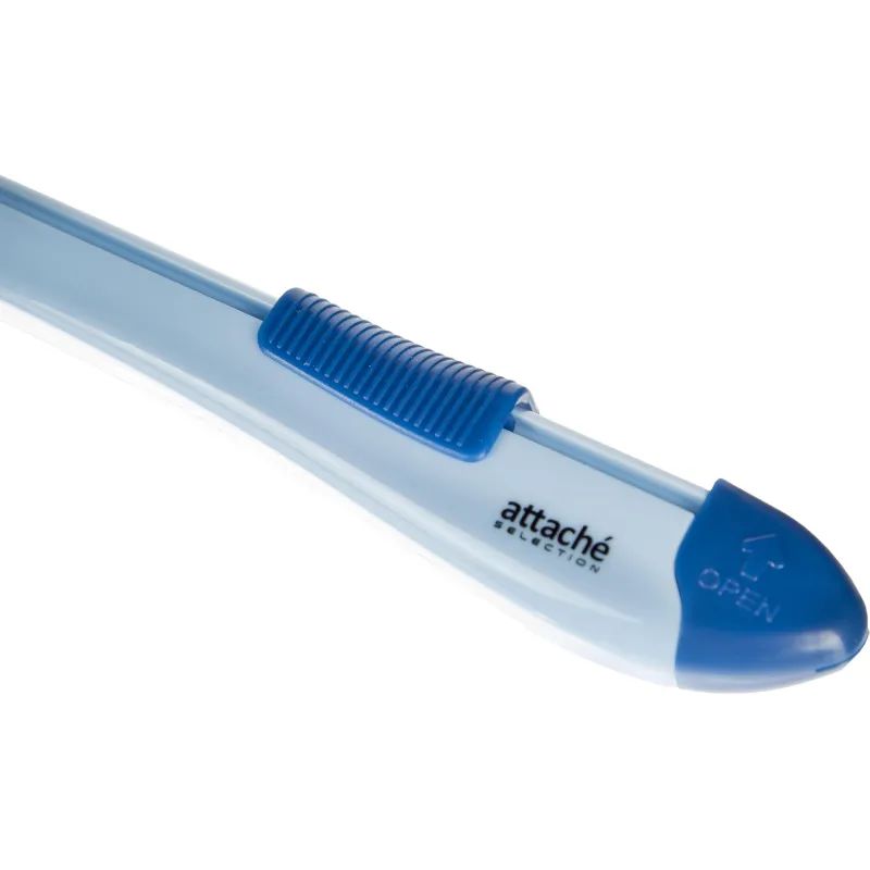 Нож канцелярский 9 мм Attache Selection Jolly, цвет синий