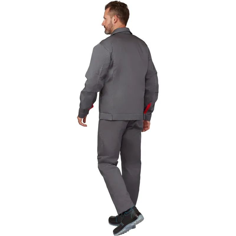 Костюм рабочий летний муж л10-КПК т-сер/св-сер(р.52-54)182-188 (серия Л)