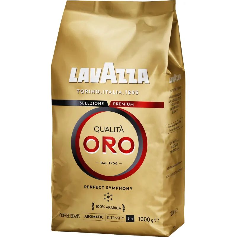 Кофе Lavazza Oro в зернах, 1кг (спец)