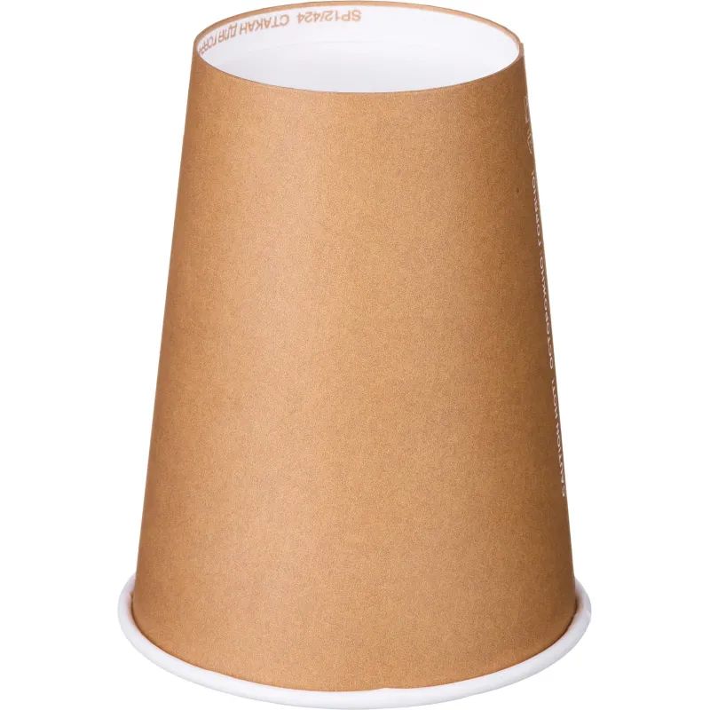 Стакан одноразовый бум 1-сл. d-90мм 300мл Крафт 50шт/уп (SP12)