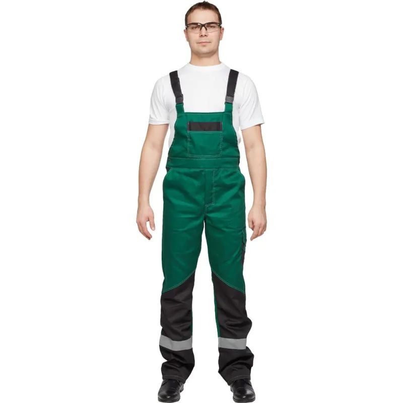 Костюм летний муж л21-КПК зел/чер (р.44-46) 182-188 (серия Л)