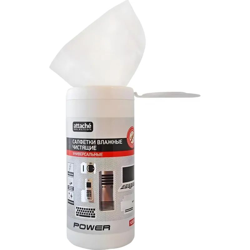 Салфетки универс Luscan, туба, а/бакт, 100 шт, 130х170