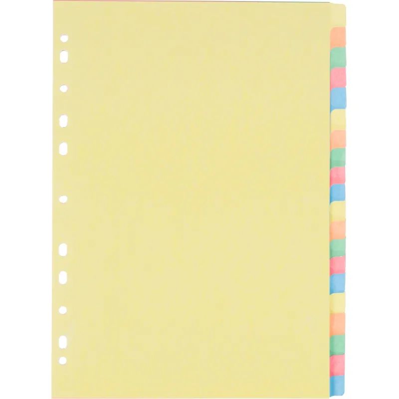 Разделитель листов 1-20, цв.картAttache,A4