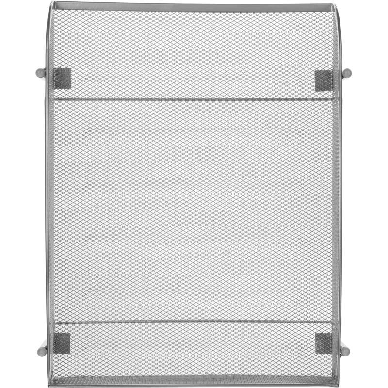 Лоток горизонтальный для бумаг Attache 67x335x265мм металл сетка серебр