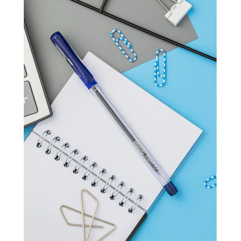 Ручка шариковая неавтомат. Attache Expert с манжет, маслян,син.стерж