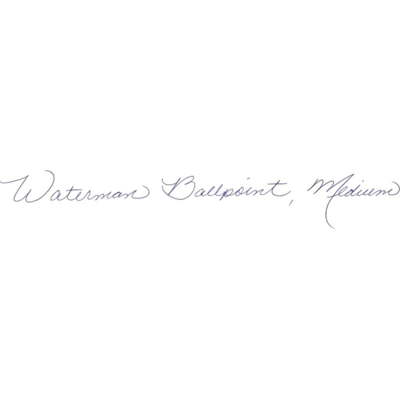 Ручка шариковая WATERMAN HEMISPHERE S0920370 сталь с позол лин сред чер син