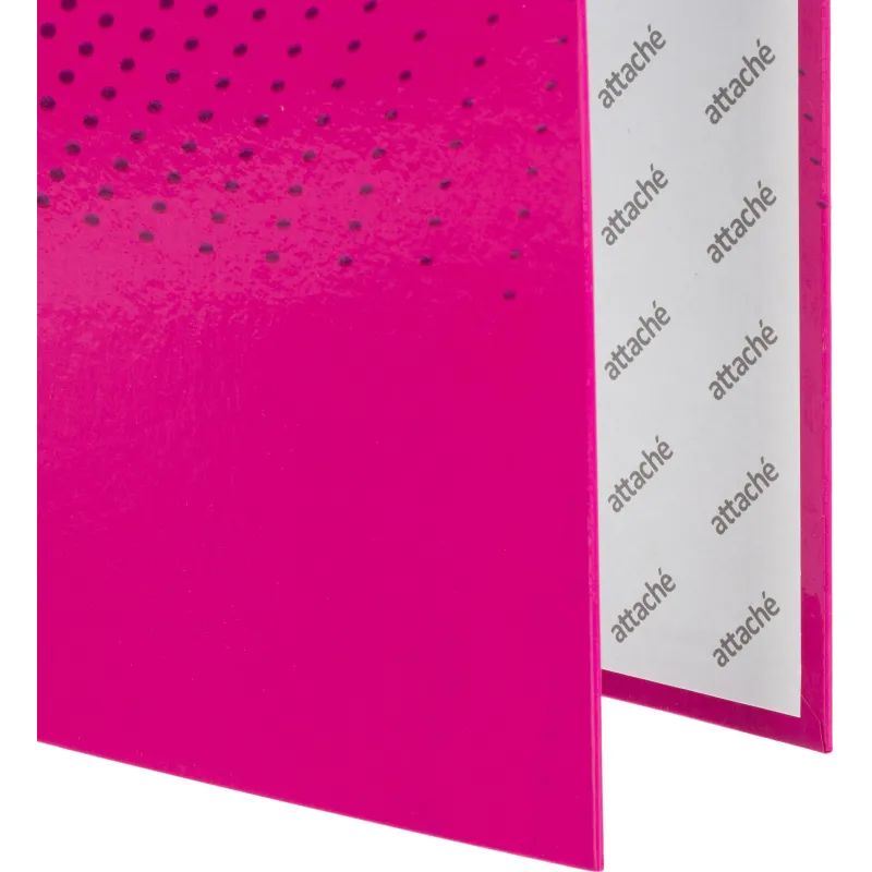 Папка-регистратор Attache Digital, розовый. лам.карт./бум.,75мм