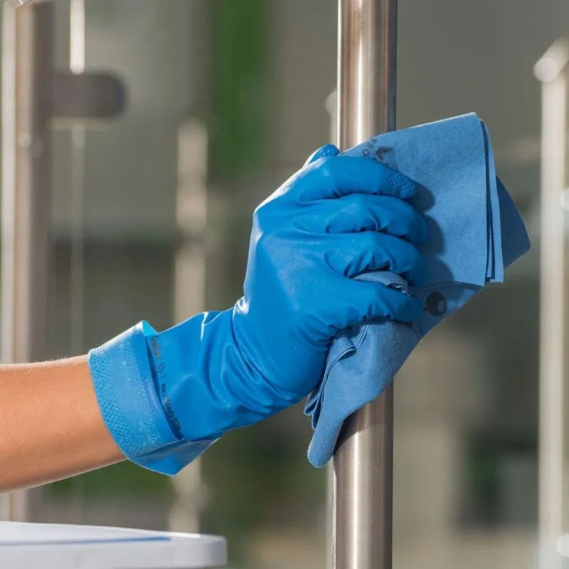 Перчатки резиновые Vileda Profes латекс синий рS 100752/174350,ПС