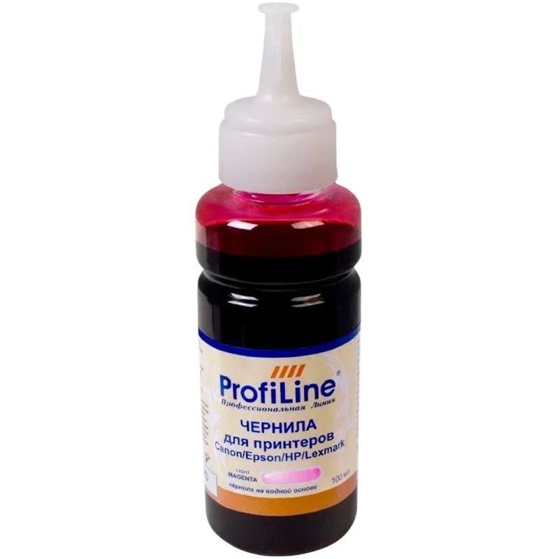 Чернила Premium для Canon/Epson/HP/Lexmark св. пурп. 100 мл вод. ProfiLine