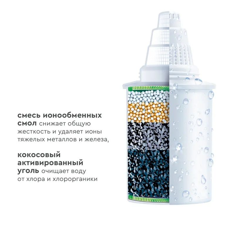 Картридж Барьер-6 для жесткой воды 3шт./уп