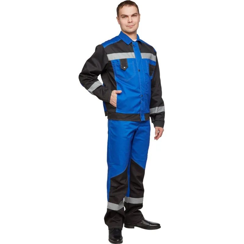 Костюм летний муж л21-КПК вас/чер. (р.48-50) 182-188 (серия Л)