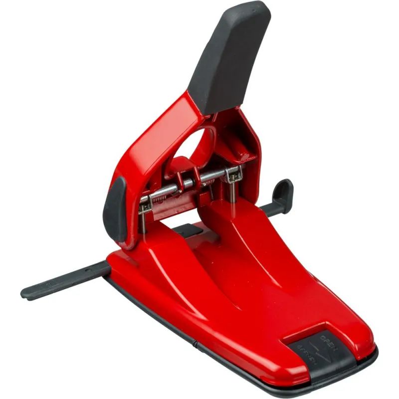 Дырокол SAX 618 до 65л., металл, с лин., красный, Австрия-Венгрия