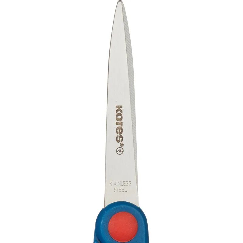 Ножницы Kores Softgrip 170 мм с пласт.прорезин.анатом.руч.цв.вассорт