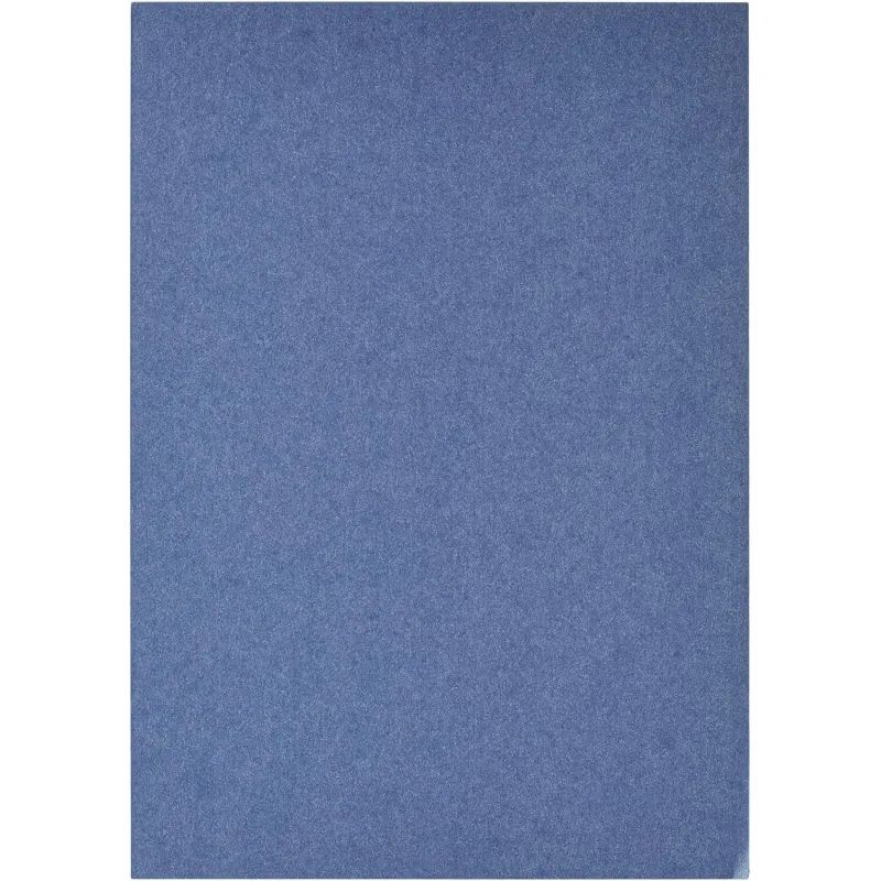 Обложки для переплета картонные Promega office син.мет.A4,250г/м2,100шт/уп.