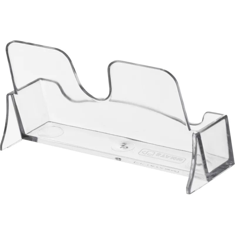 Подставка настольная 100х55х40мм для визиток акрил ВТ01