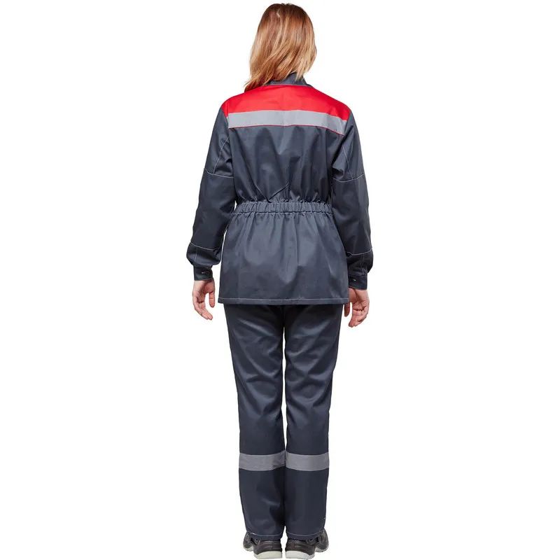 Костюм летний жен. л20-КБР сер/красн (р.44-46) 158-164 (Арсенал-СП)