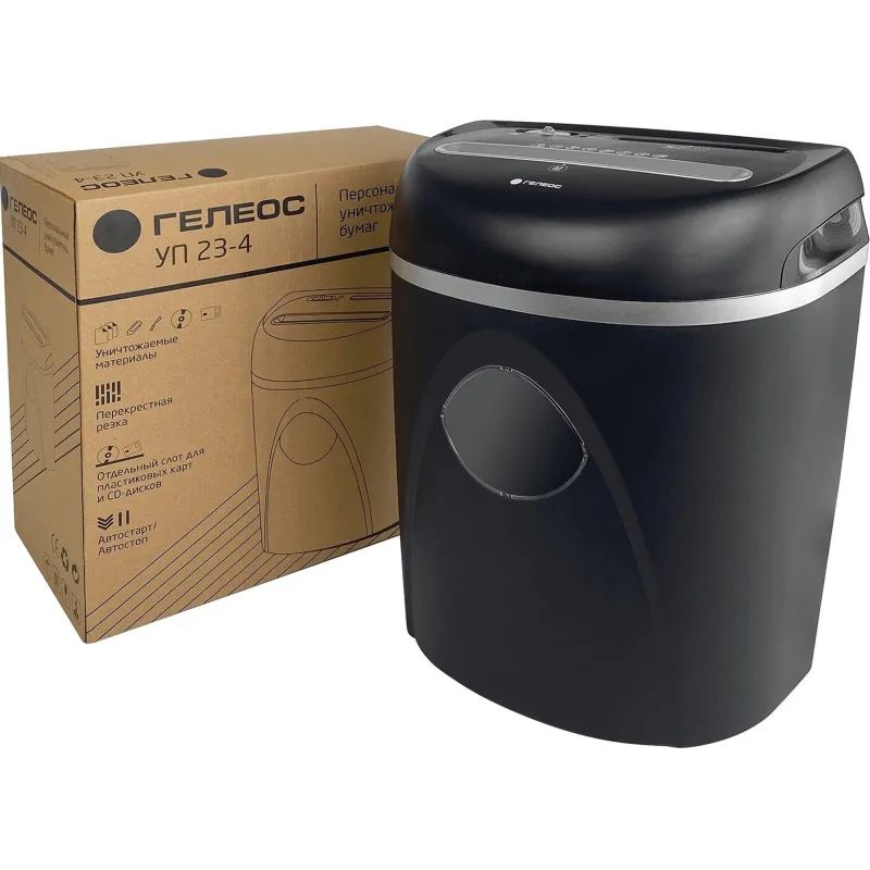 Шредер (уничтожитель) Гелеос УП23-4, 4ур.секр., 14лист., 23л