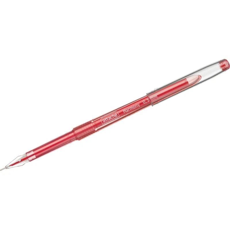 Ручка гелевая неавтомат. Attache Harmony,цвет чернил-красный