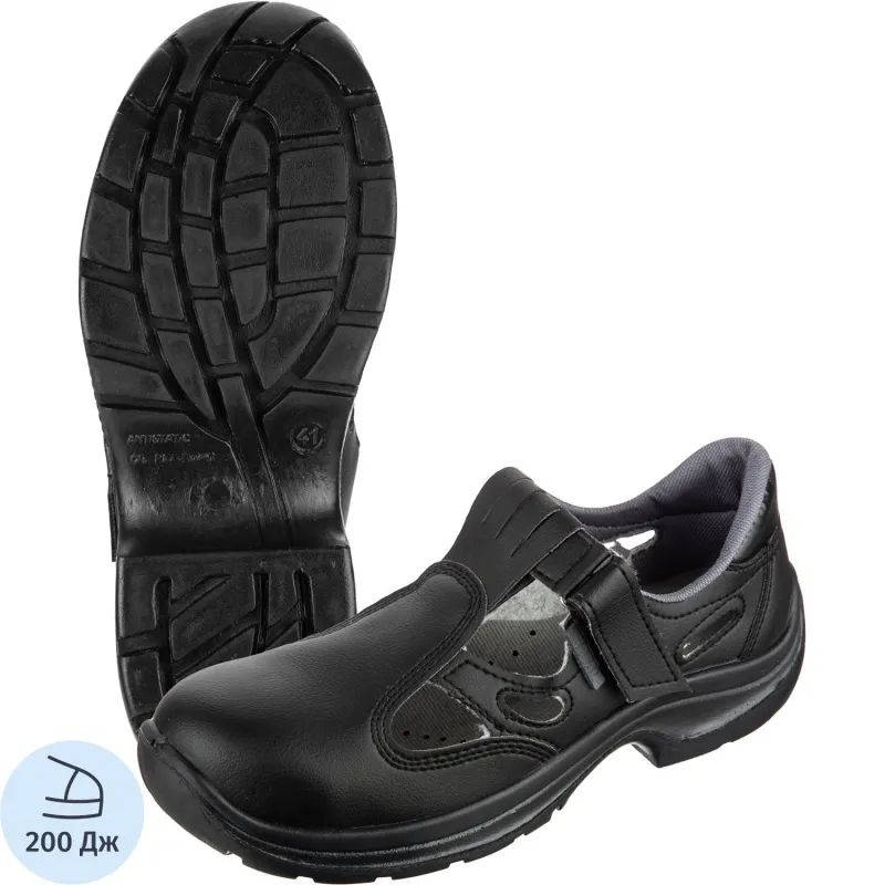 Полуботинки с перфорацией Brener мет.нос 06113/1С черные (р.43)