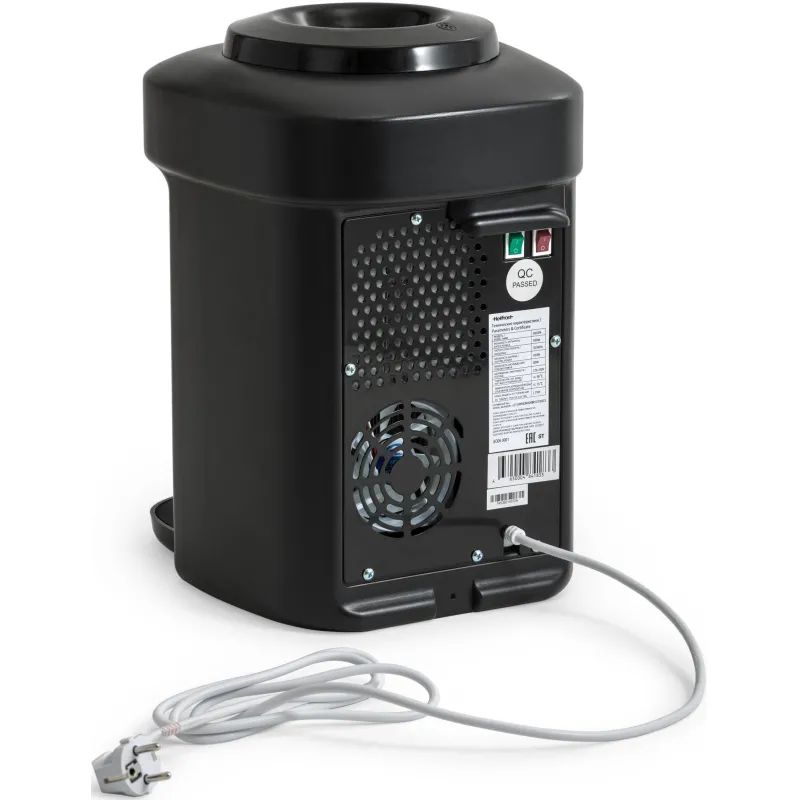 Кулер для воды HotFrost D65EN чёрный, электронное охлаждение, настольный