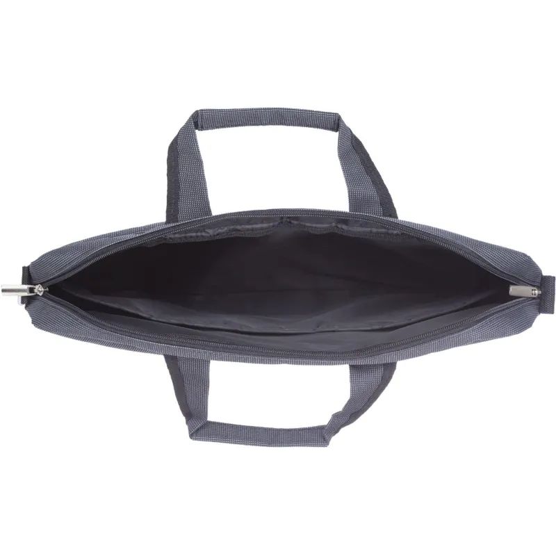 Сумка для документов полиэстр  390х290х50 мод. 1076 (серая)