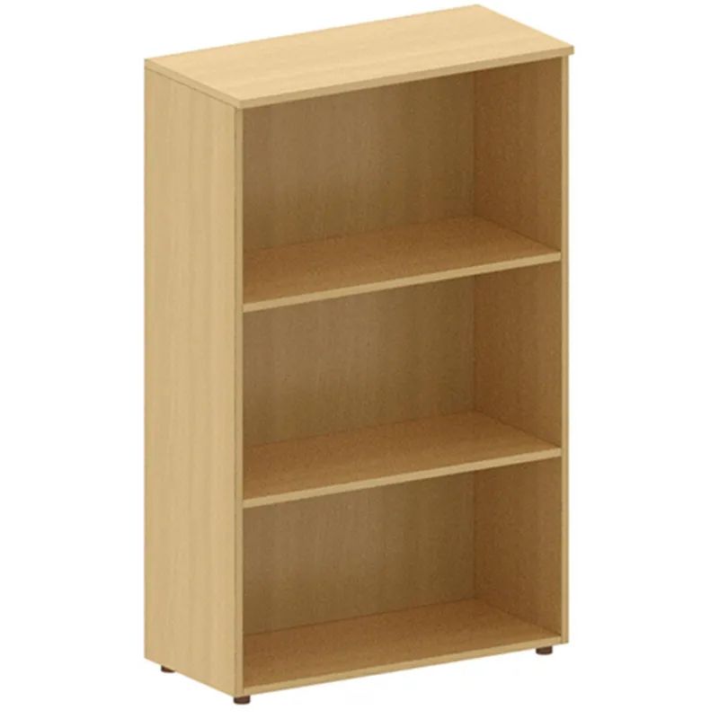 Стеллаж MON_Канц открытый низкий ШК39.10 700x330x1130 бук невский