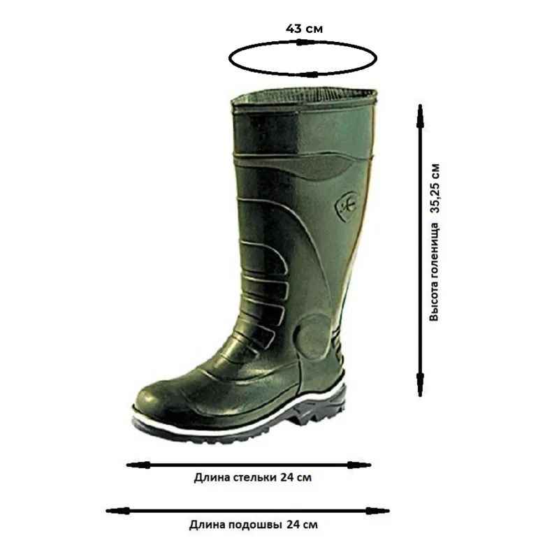 Сапоги мужские мод.173 с МП олива (р.38) (240) (арт.1.1.П)