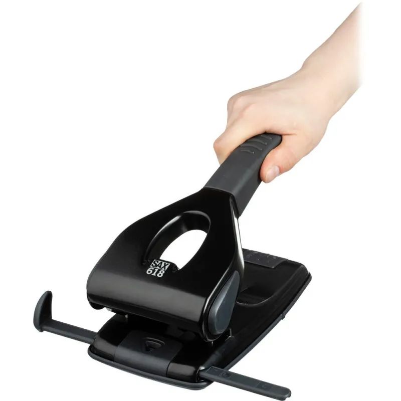 Дырокол SAX 618 до 65л., металл, с лин., черный, Австрия-Венгрия