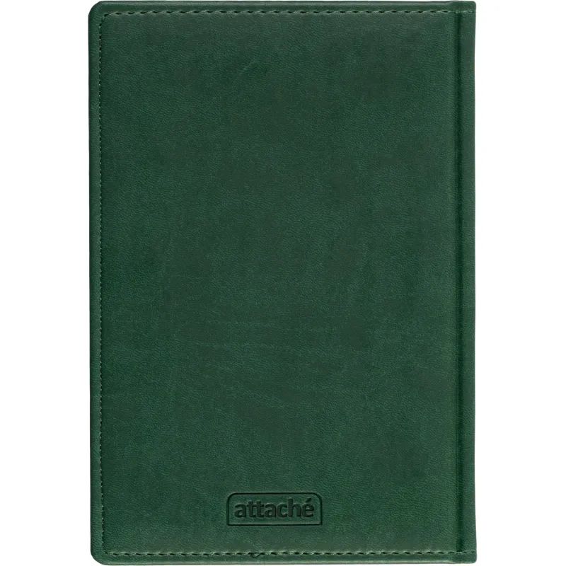 Ежедневник недатированный зелёный,А5,143х210мм,176л,ATTACHE Сиам