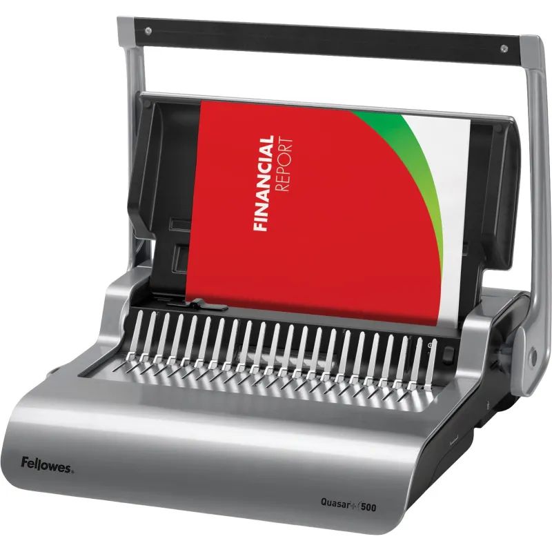 Брошюровщик Fellowes Quasar+, А4, 25л./500л., пл.пруж.