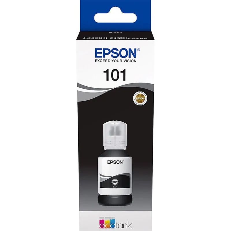Чернила Epson 101 C13T03V14A чер. для EcoTank L6160/6170