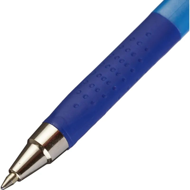 Ручка шариковая неавтомат. Attache Antibacterial 05мм,син,масл,манж