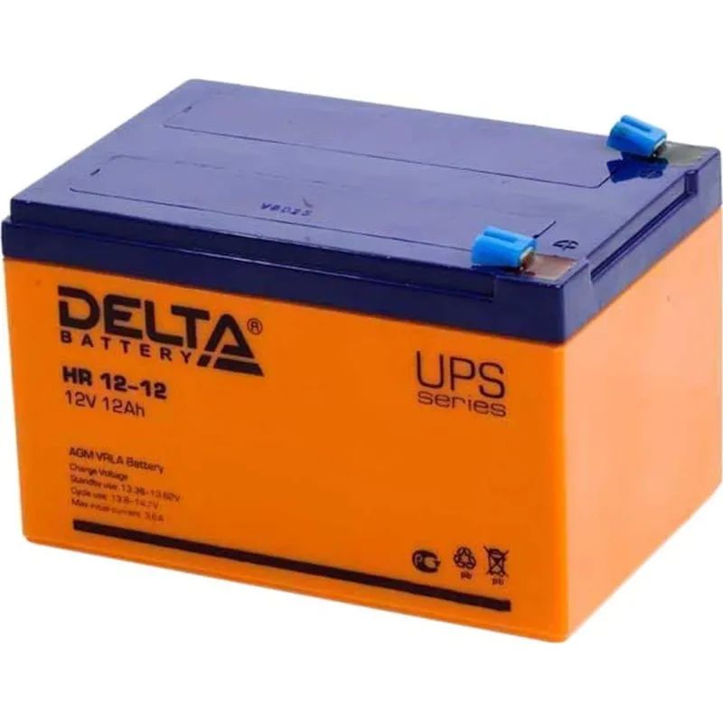 Батарея для ИБП Delta HR 12-12X/12-12 (12V/12Ah)