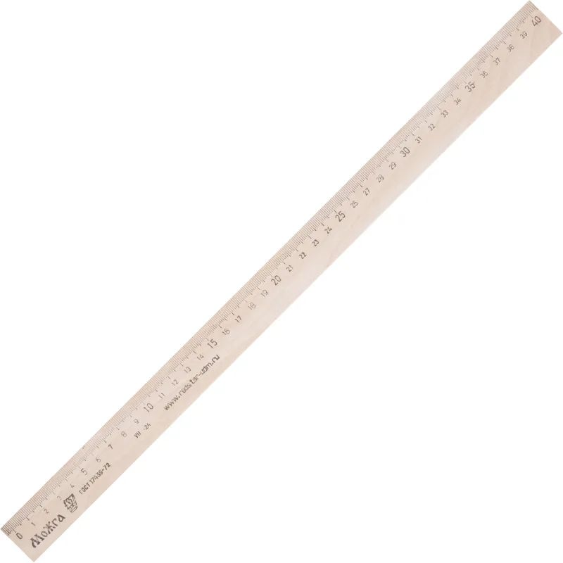 Линейка деревянная 40см,ЛП-400,С-08