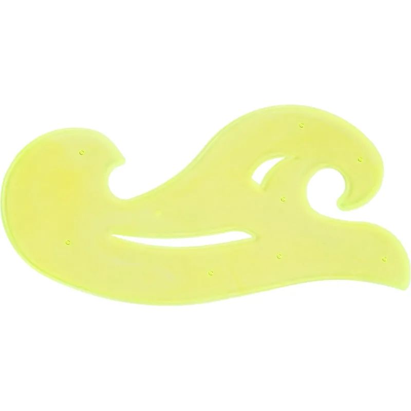 Трафарет набор лекал 25см,17см,12см, NEON Cristal цвет ассорти ЛК02