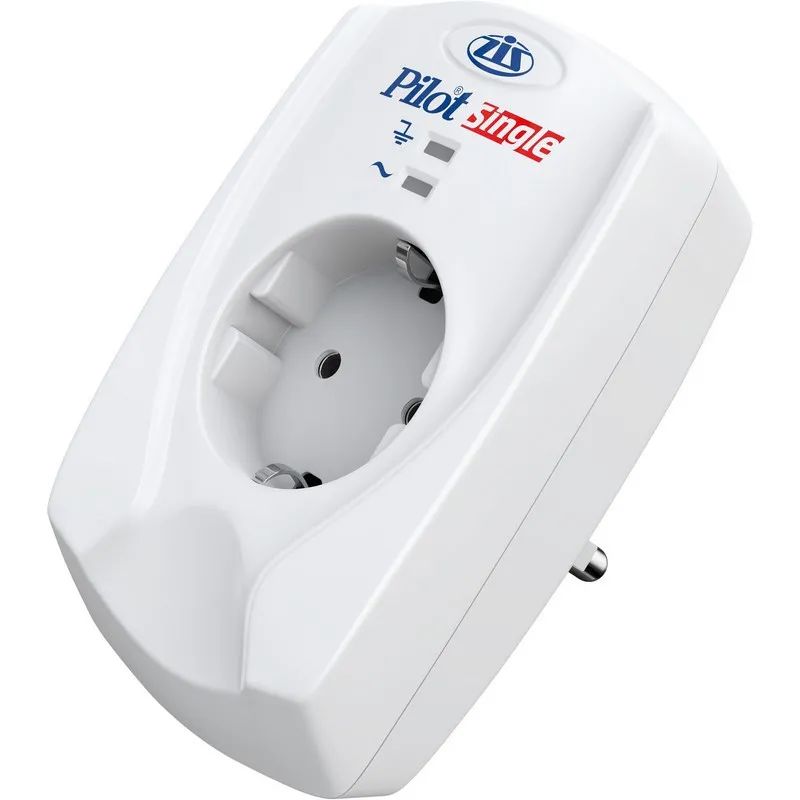 Сетевой фильтр PILOT Single, 1розетка, белый