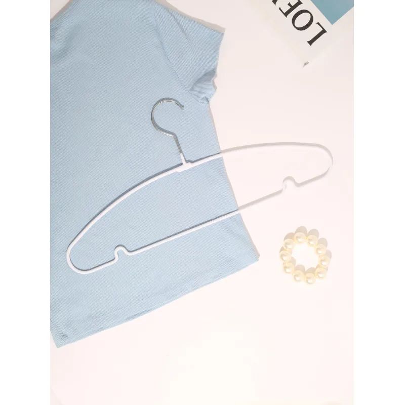 Вешалка-плечики WW_Attache MHT001/MHP048 мет,прям,пок.ПВХ,р48-50 бел.УП10шт