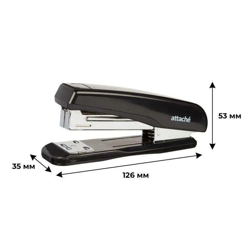 Степлер ATTACHE 8215 (N24/6&26/6) до 25 лист. черный