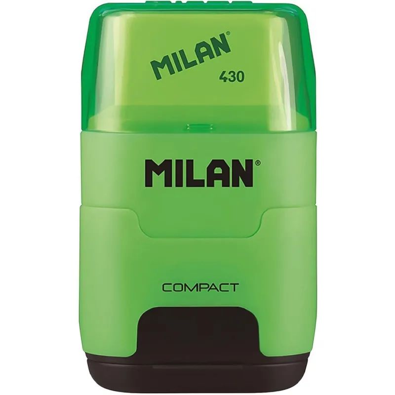 Ластик-точилка Milan Compact Fluo, цв в асс 4719116