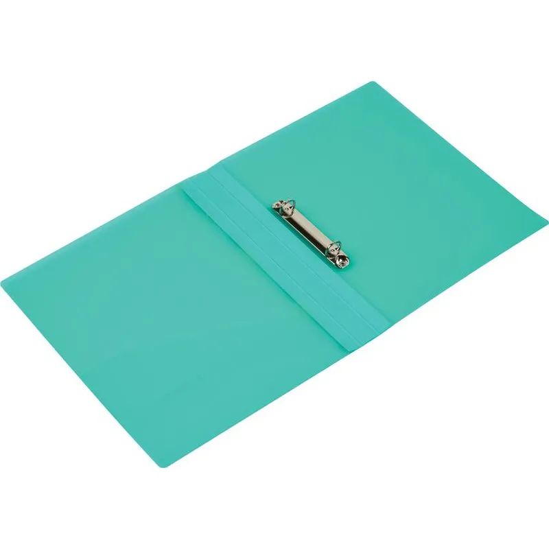 Папка на 2-х кольцах пласт Attache Diagonal зеленый