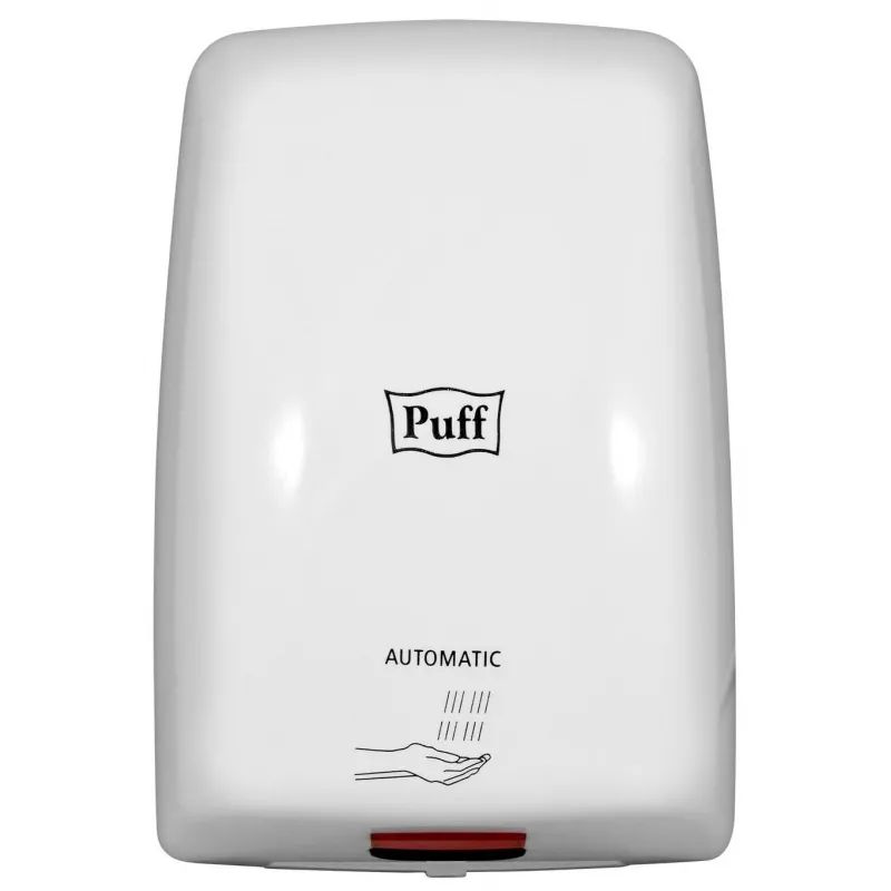 Сушилка для рук электрическая 1 кВт белая Puff-8815