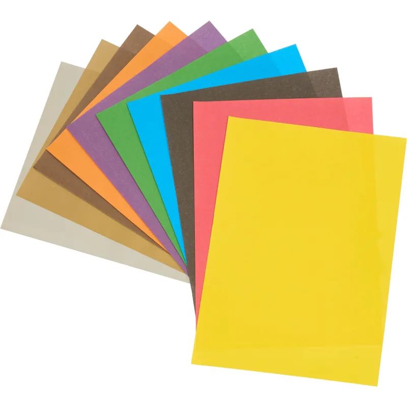 Бумага цветная №1School, 10л, 10цв, А4, Живая природа, офсет