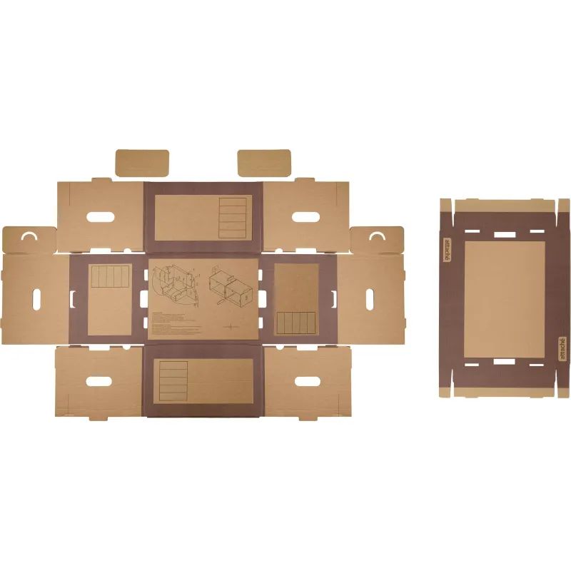 Короб архивный Attache на 5 папок 75мм, надстраив.,крышка