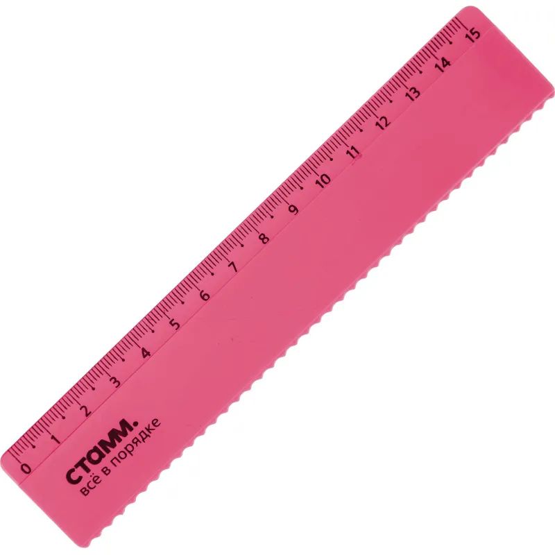 Линейка 15см с волнистым краем NEON Cristal ЛН174