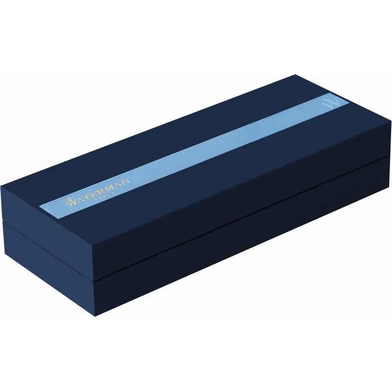 Ручка перьевая  WATERMAN EXPERT  сталь с позол., тонк., чернила син