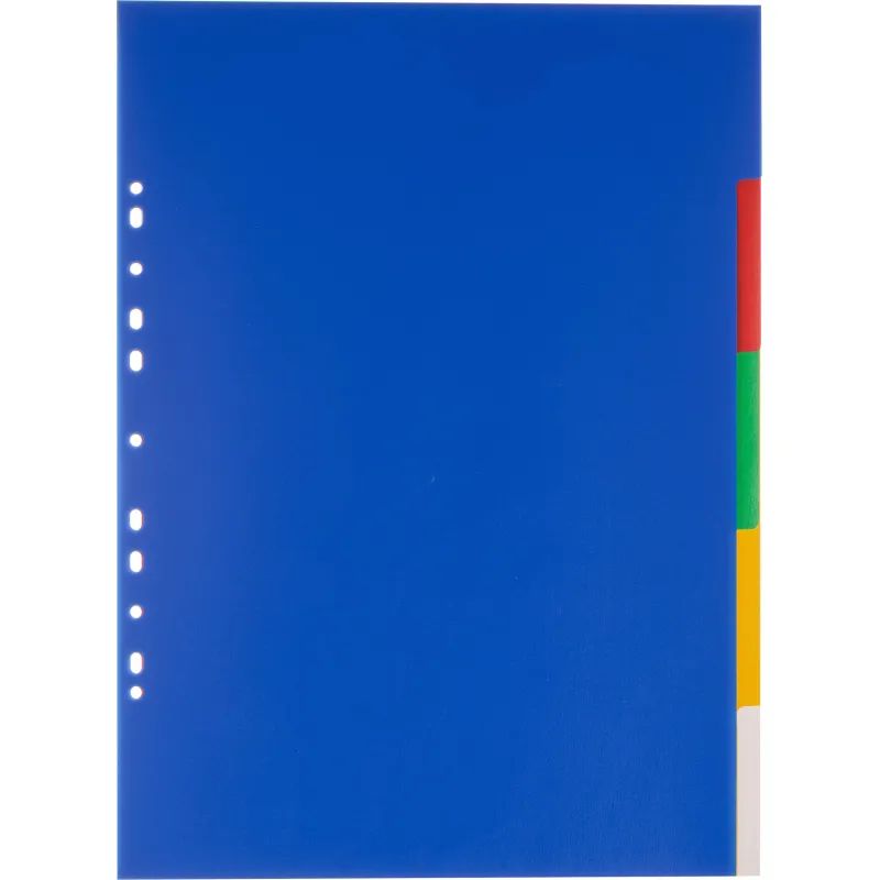 Разделитель листов А3 вертик., 5 цв. пластик, ATTACHE