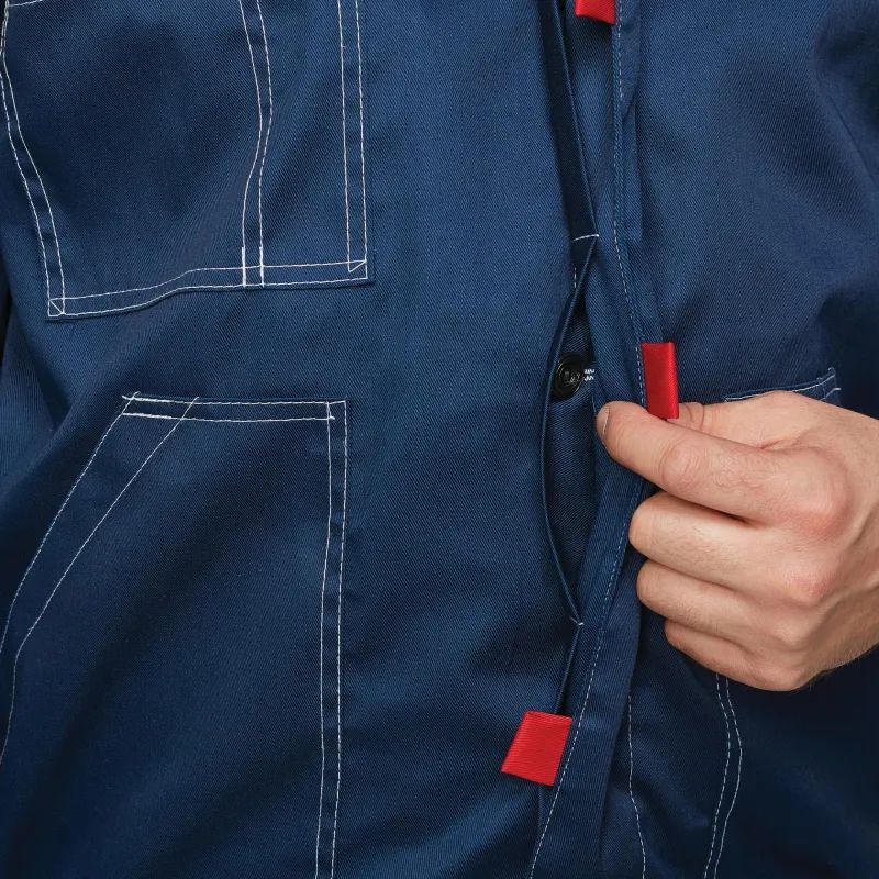 Костюм рабочий летний муж. л20-КПК син/красн (р.48-50) 158-164 (Арсенал-СП)