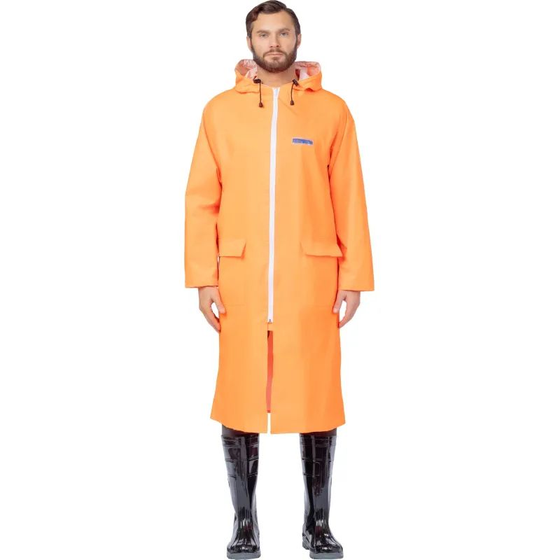 Плащ влагозащитный ПВХ Poseidon орж 56-58/170-176