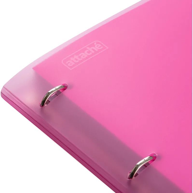 Бизнес-тетрадь Attache Rainbow Style А4 на кольцах, смен.блок, розов
